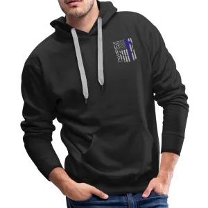 Rod of Asclepius Nurse Flag Men’s Premium Hoodie