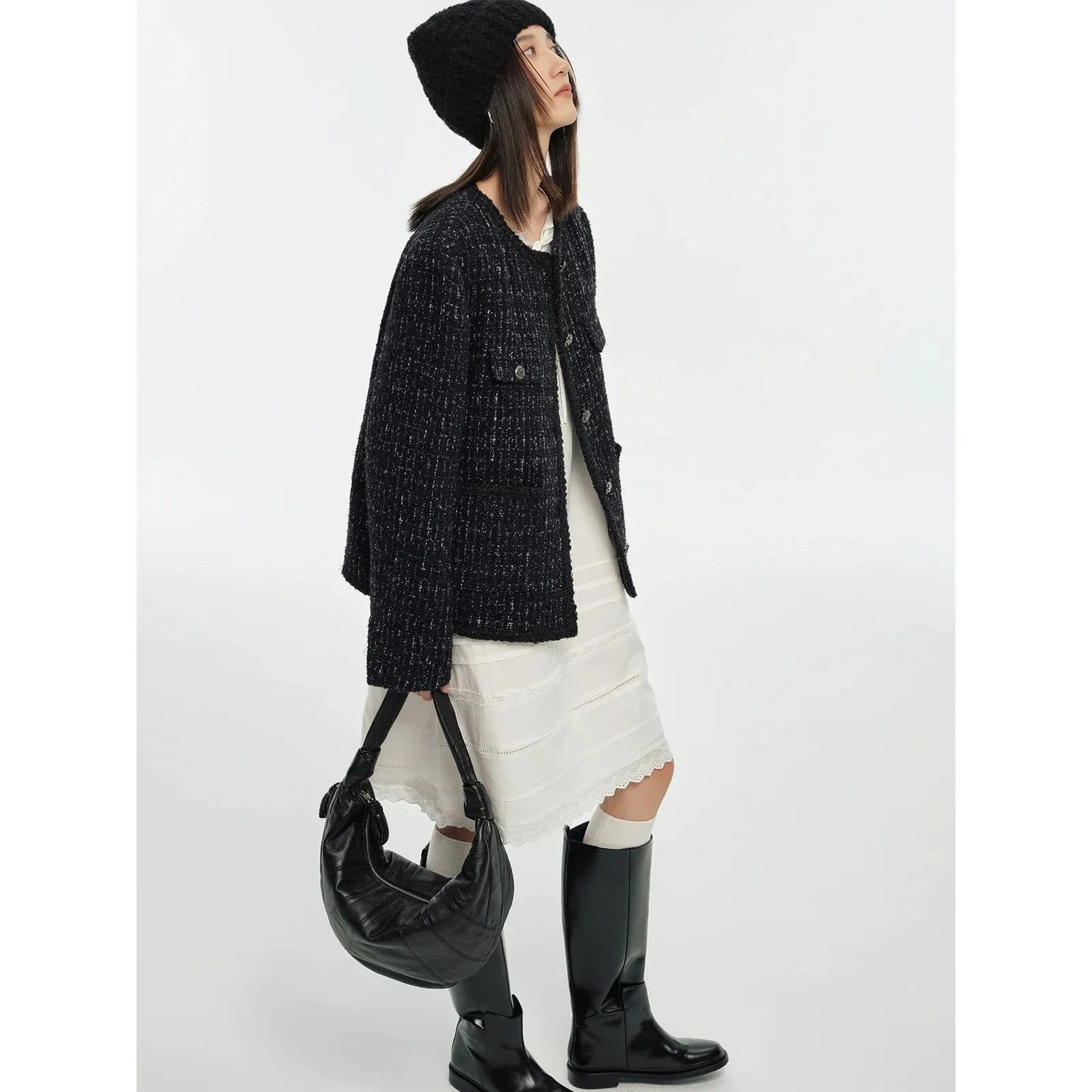 Romantic Tweed Jacket and Shorts