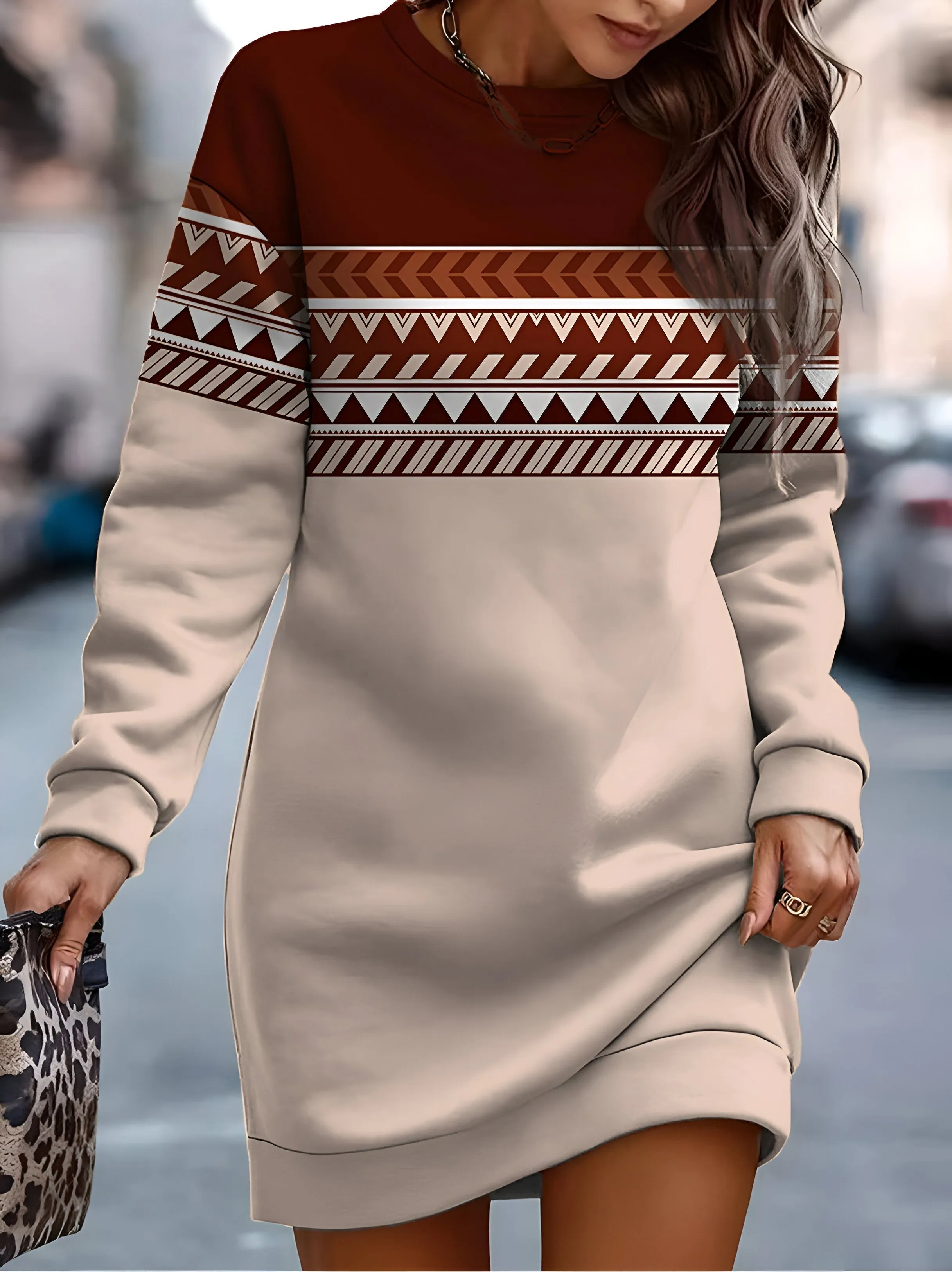 Romy | Comfortable & stylish oversized sweat dress