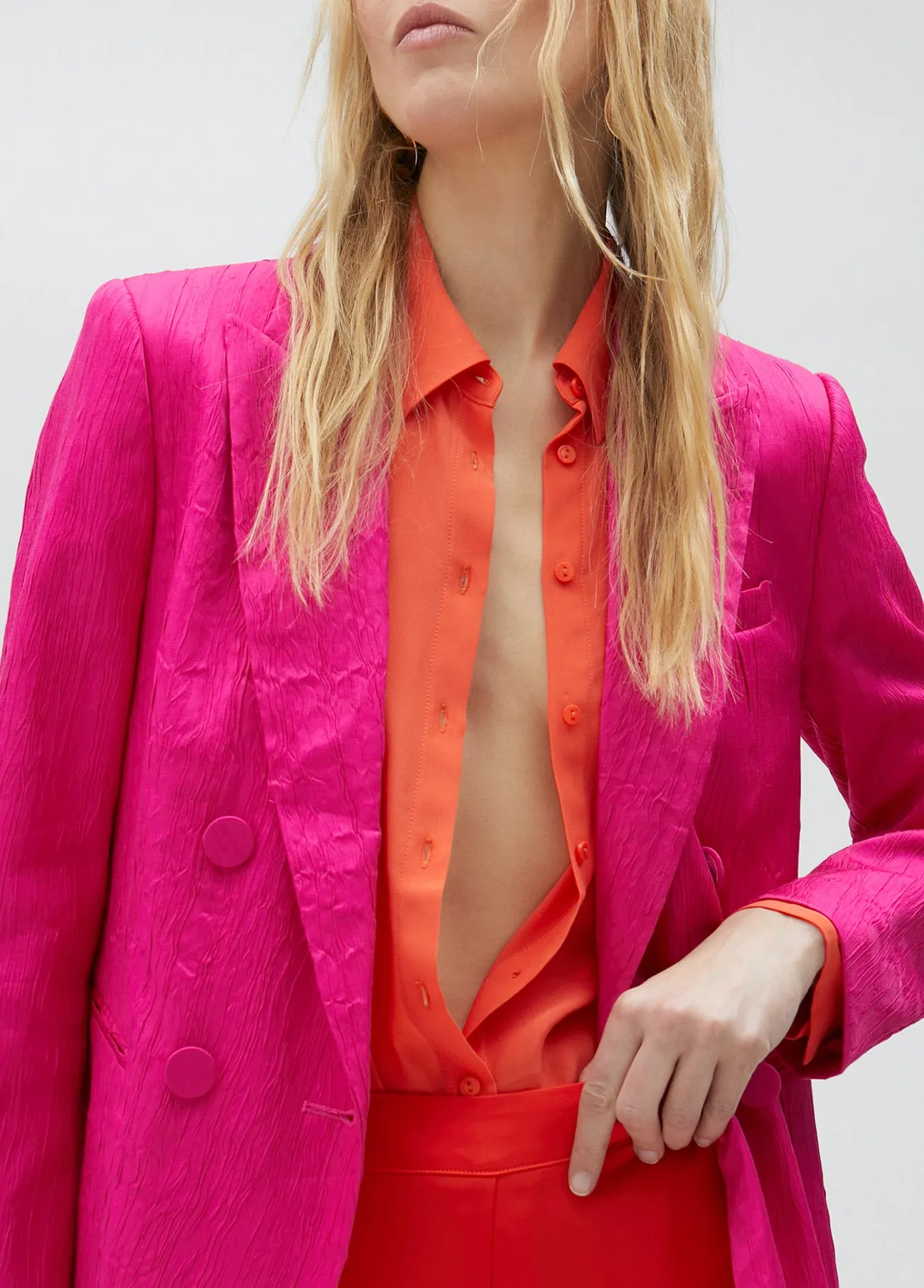 Rough textured blazer