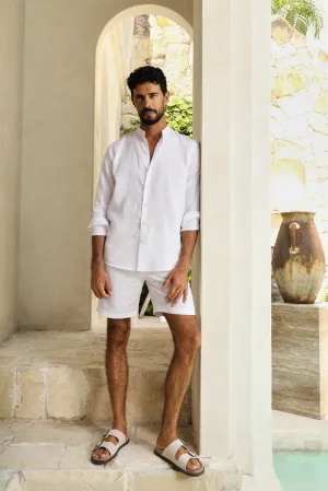 Sand Shirt - Man & Bali Shorts - Man (White Rose)