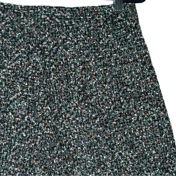 Sandro Space Tweed Wide Leg Textured Shorts Size 42