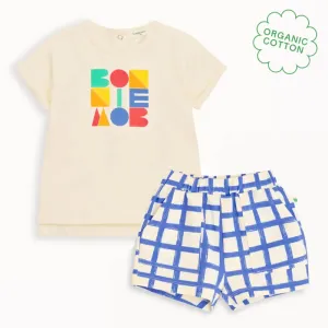 Santorini & Sailor Set - Bonnie Mob Baby & Kids T-Shirt & Short Set