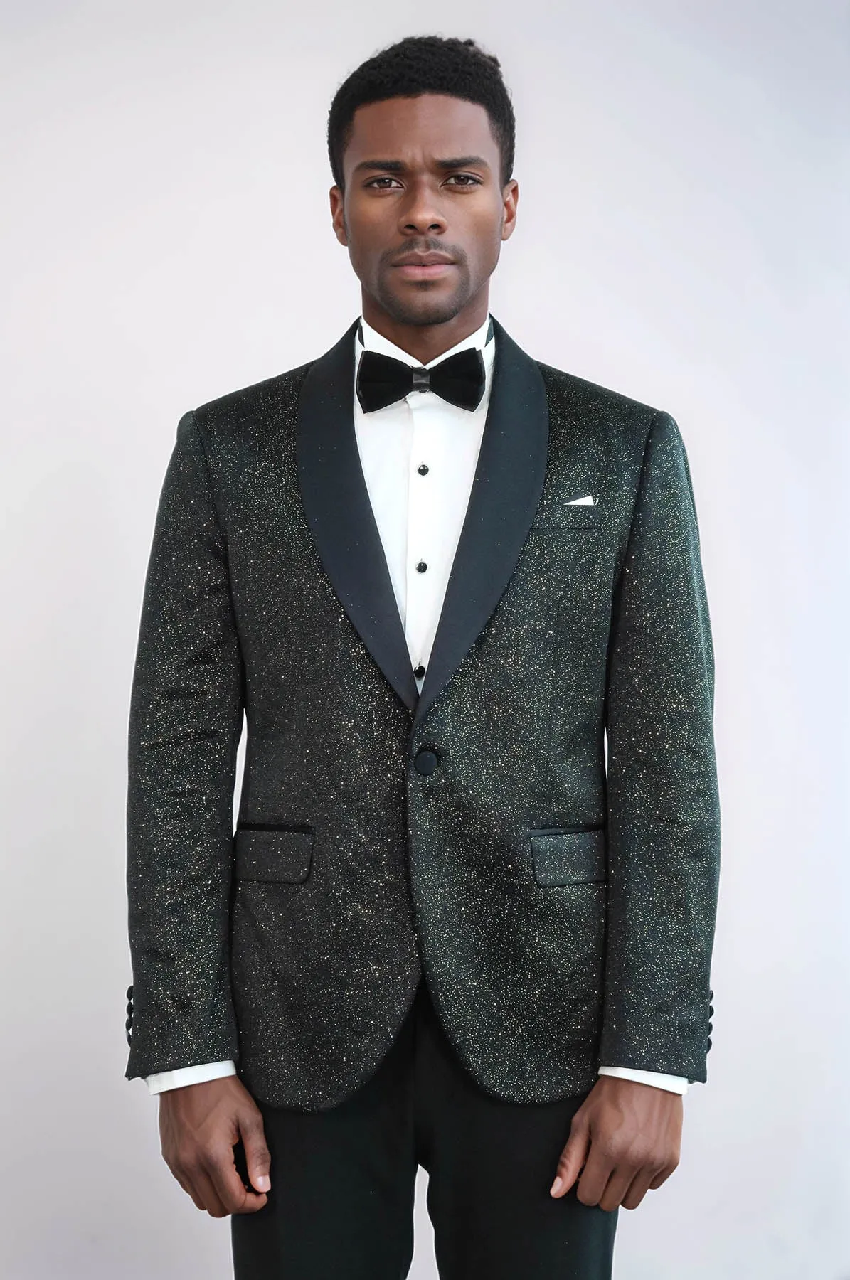 Shawl Lapel Slim Fit Blazer Men Prom Blazer - Wessi