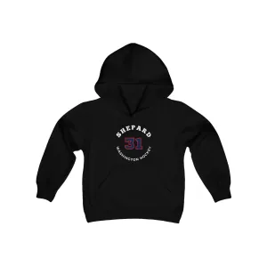Shepard 31 Washington Hockey Number Arch Design Youth Hooded Sweatshirt