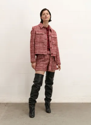 Shorts | Bouclé Mélange | Sarina | Cardinale