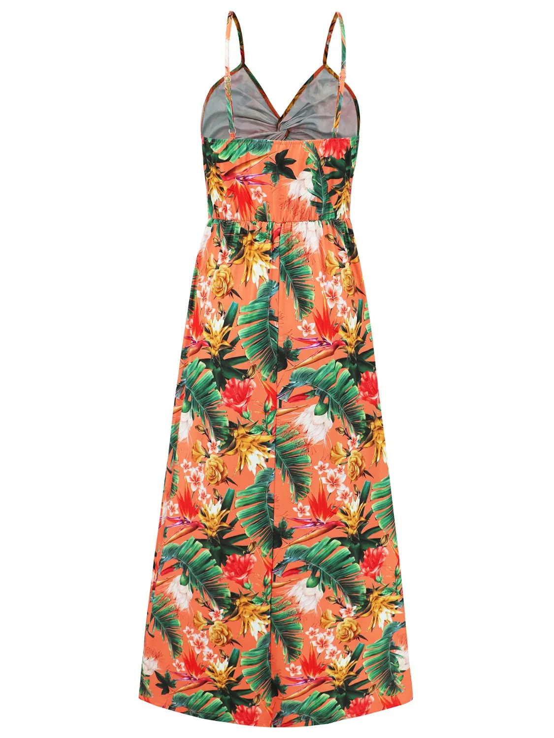 Siena Twisted Printed V-Neck Cami Dress