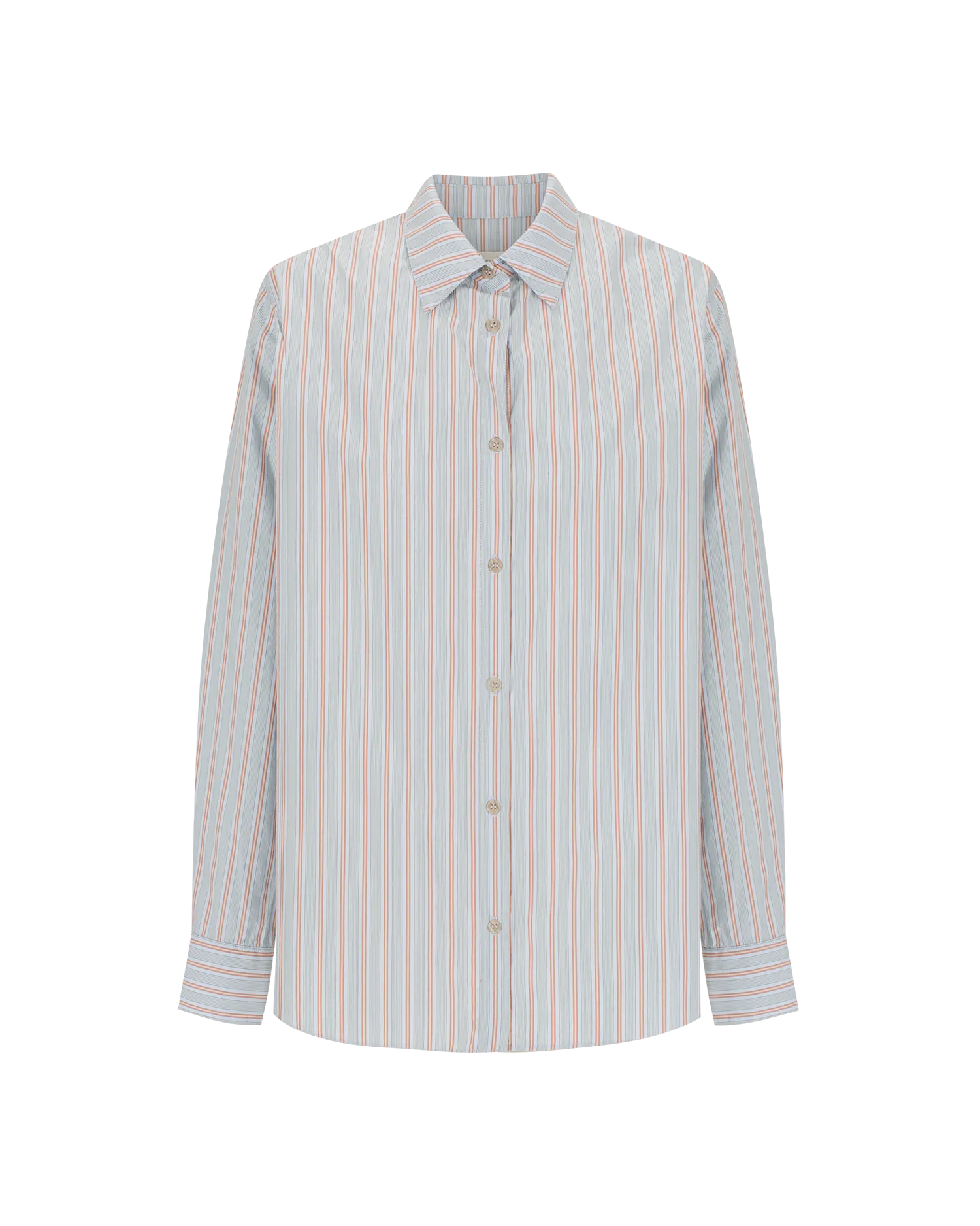 Sienna Shirt | Japanese Stripe | Pale Blue