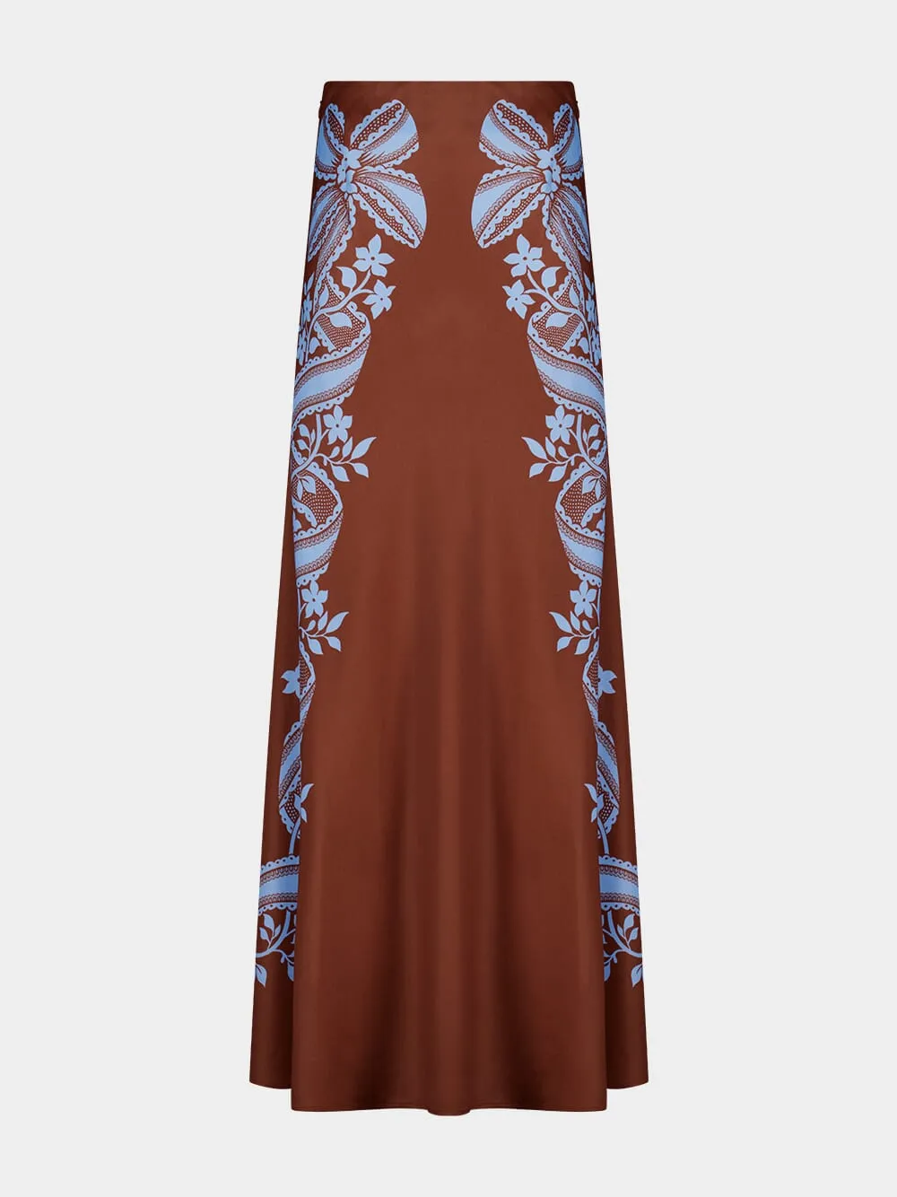 Signoria Placée Brown in Satin