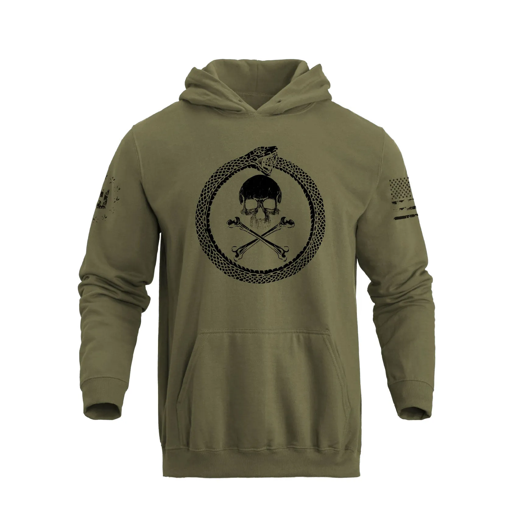 SKULL POCKET HOODIE