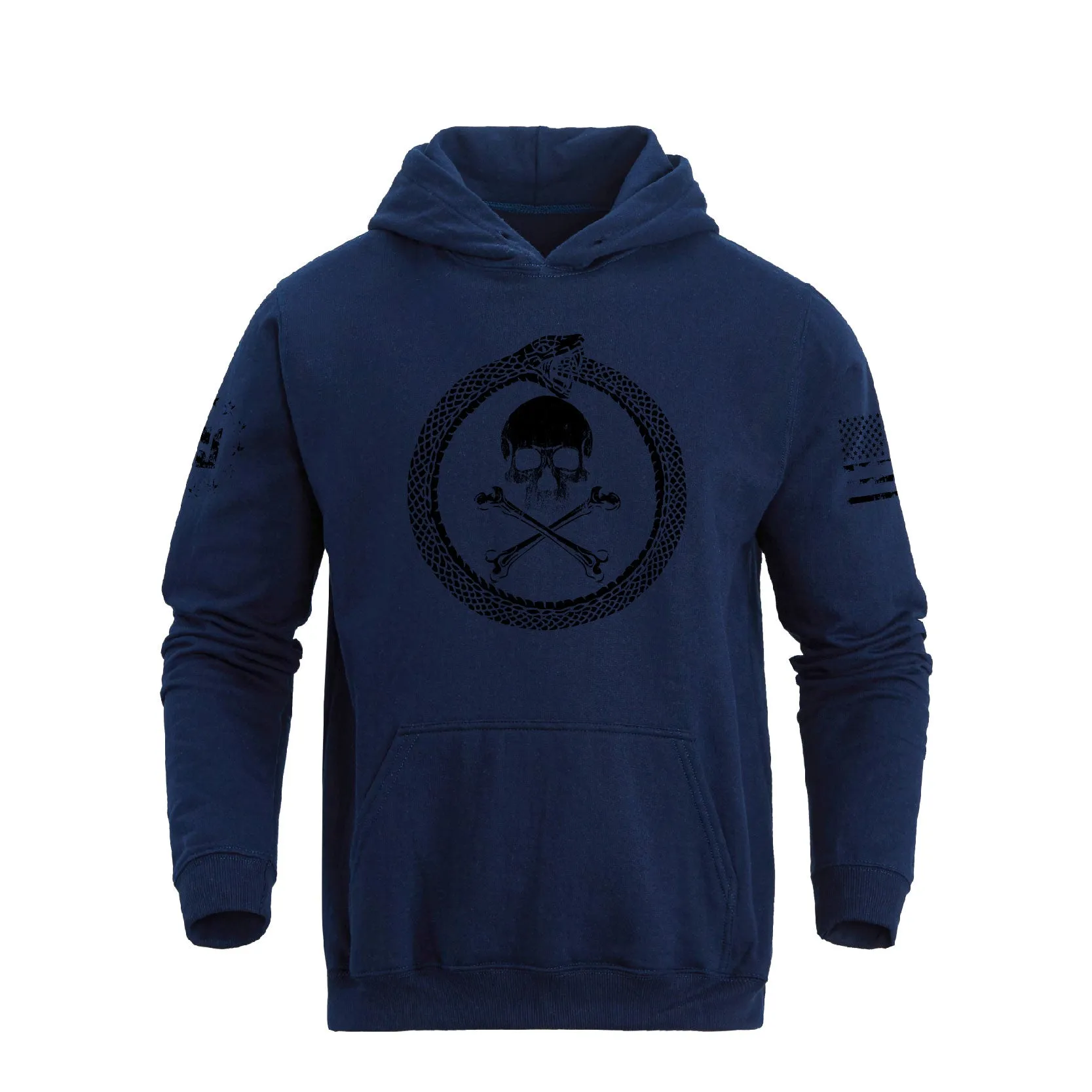 SKULL POCKET HOODIE