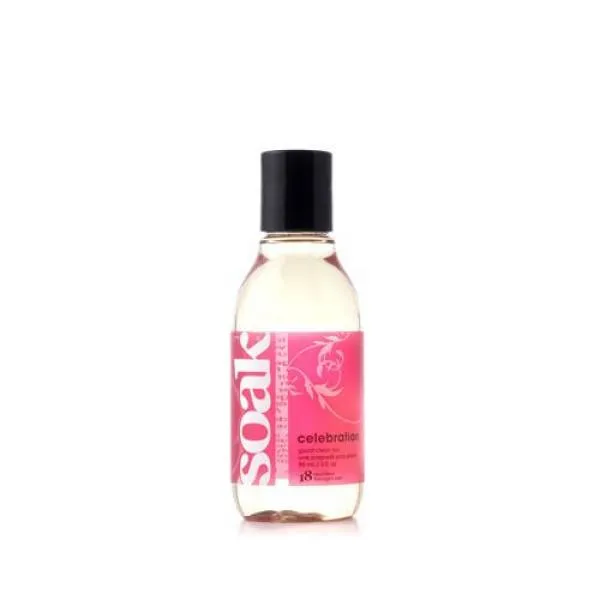 Soak - Travel Size 3 FL. Oz. 18   Washes - Celebration