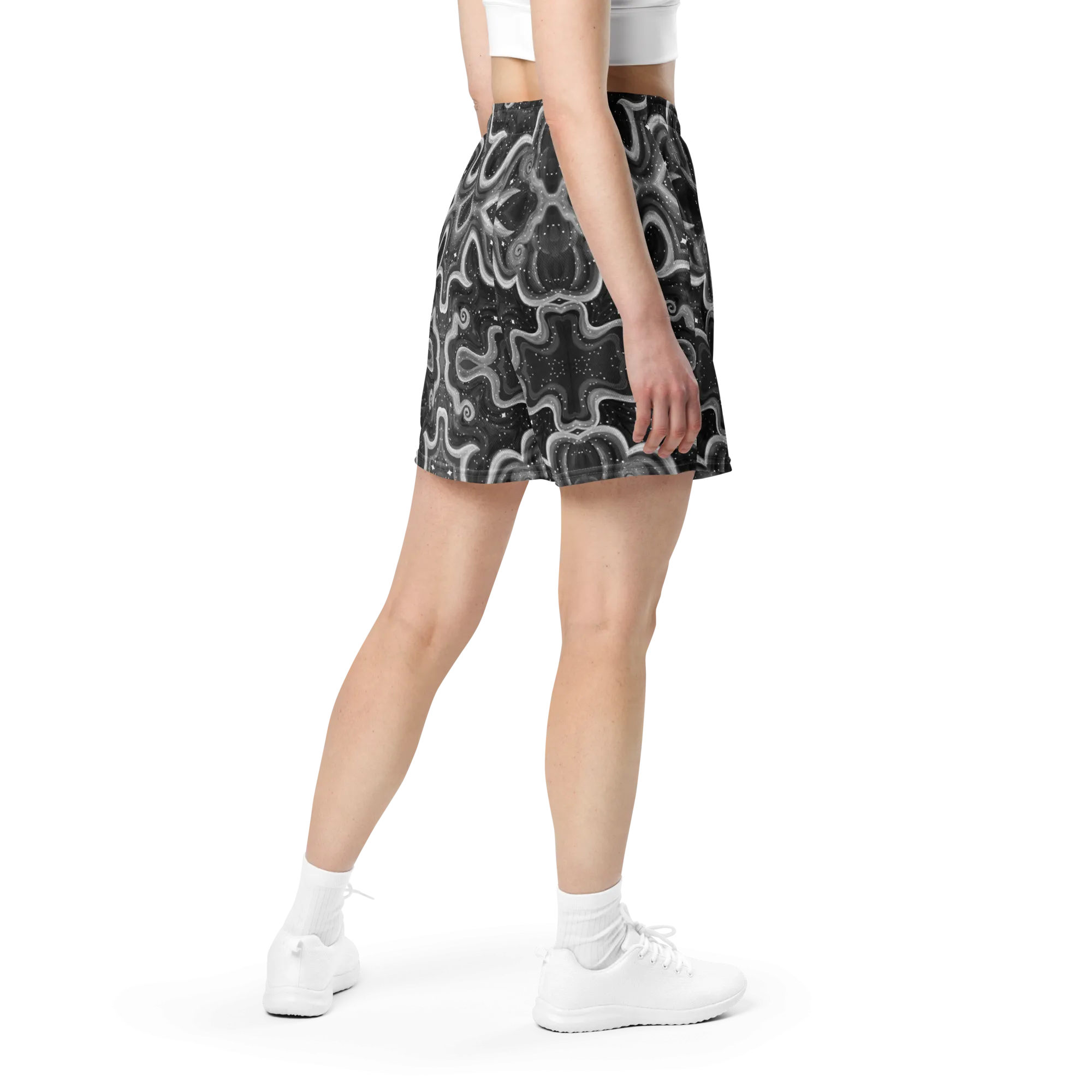 Soft Athletic Shorts (100% Recycled Material)- "Cosmic" Design