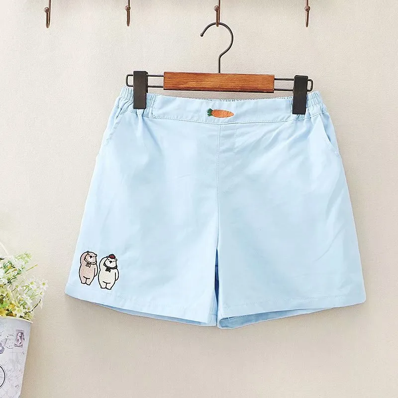 Soft Carrot Casual Shorts