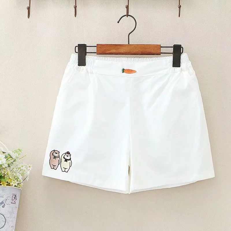 Soft Carrot Casual Shorts