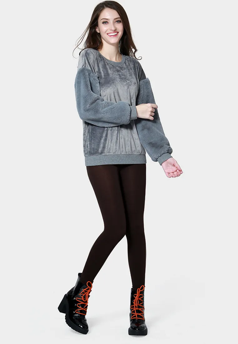 Soft Comfortable White Sweatshirt
