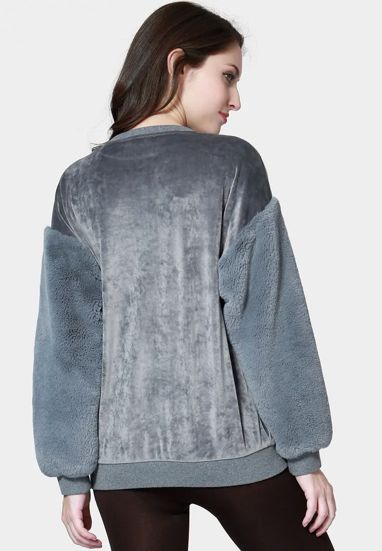 Soft Comfortable White Sweatshirt