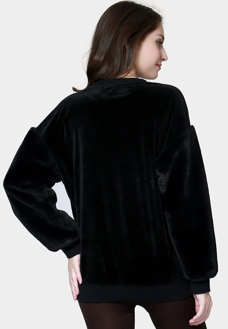 Soft Comfortable White Sweatshirt