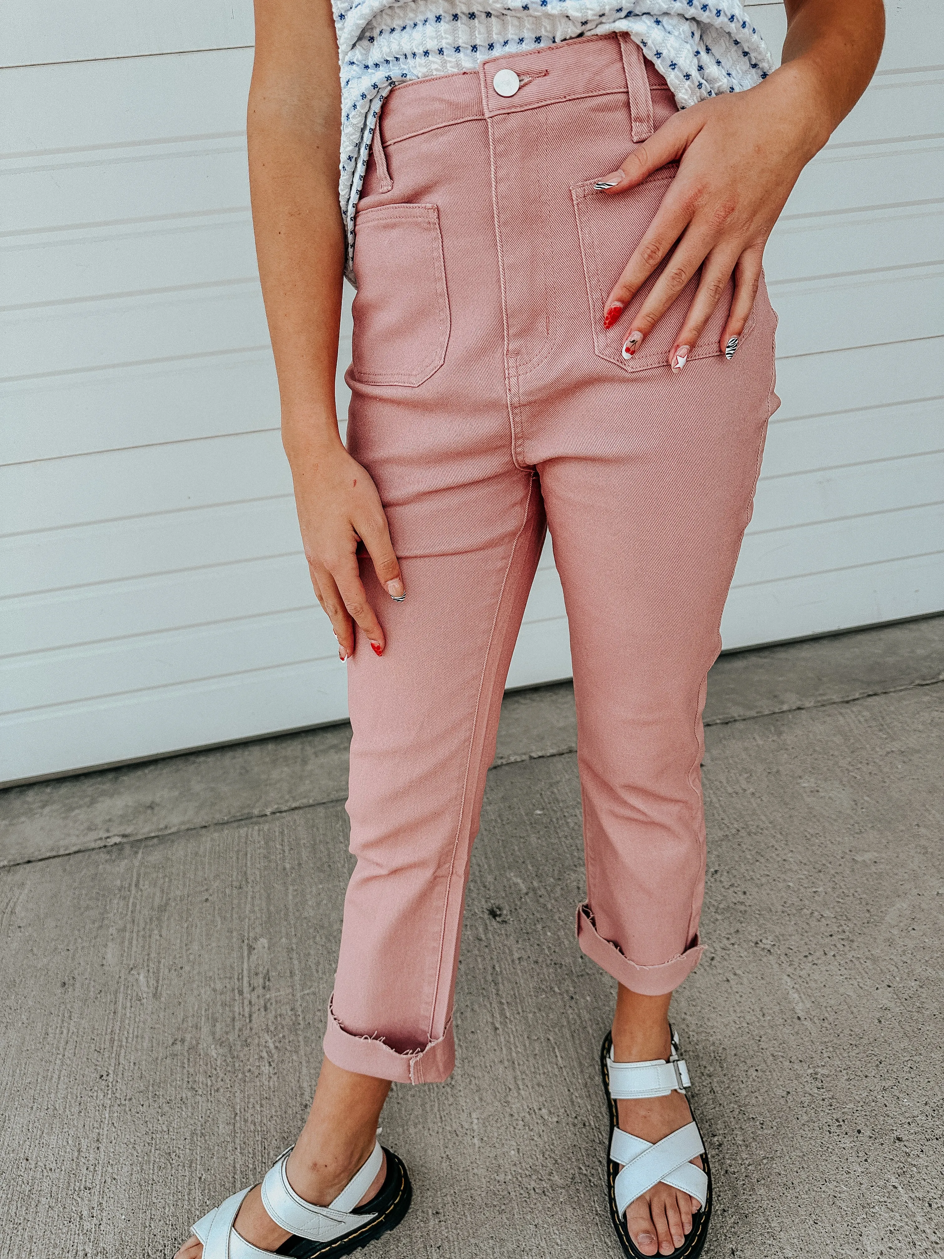 Soft Rose DENIM JEANS-Stretchy