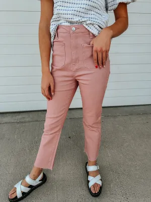 Soft Rose DENIM JEANS-Stretchy