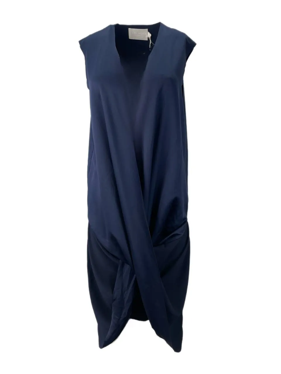 SOLACE London Navy Nika Midi Dress Size US 4 NWT