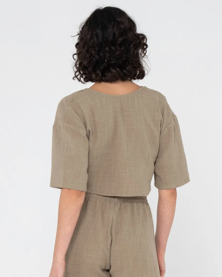 Somewhere Twisted Reversible Top