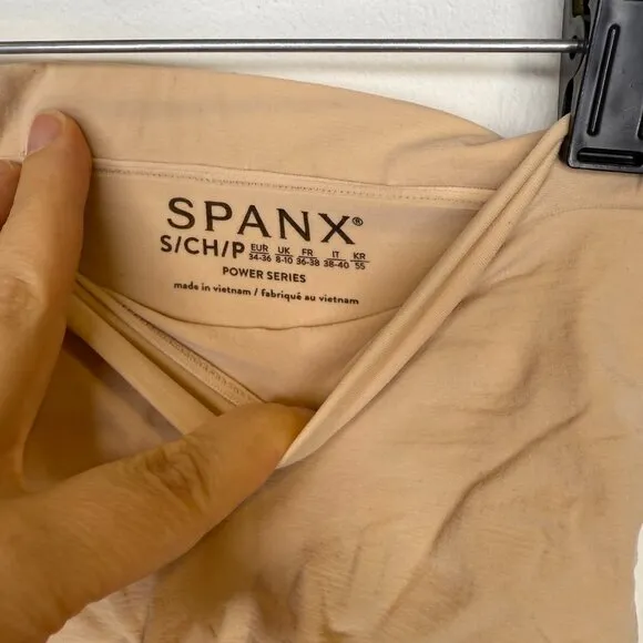 Spanx Power Shorts Shaper Short in Soft Nude Size Small