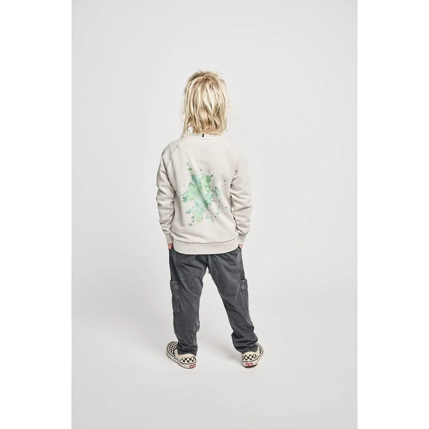Splatted Crew - Mineral Grey