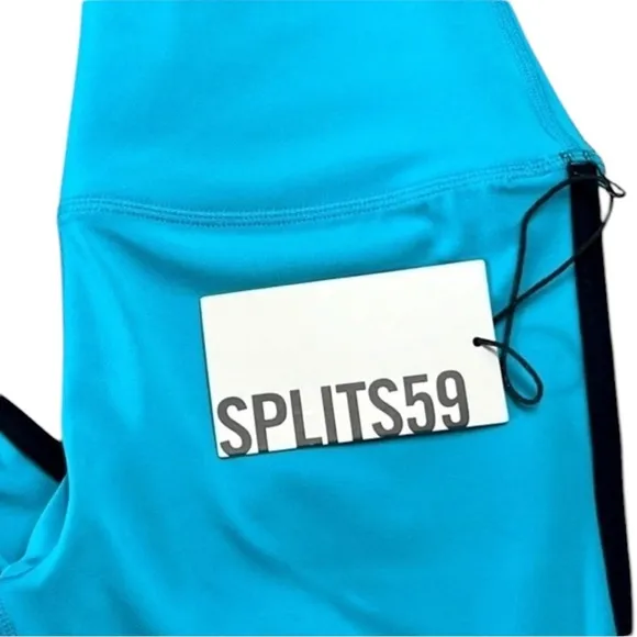 Splits59 - ‘Amber Airweight’ High Waist. Aqua/Black SZ: Med NWT