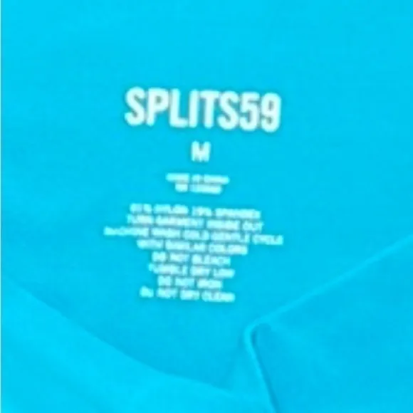 Splits59 - ‘Amber Airweight’ High Waist. Aqua/Black SZ: Med NWT