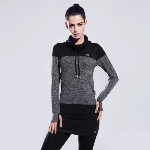 Spring Autumn Women Skateboard Hoodies Sweatshirt Outdoor Sport Tracksuits Full Sleeve Running Pullover Sweatshirt High-Q