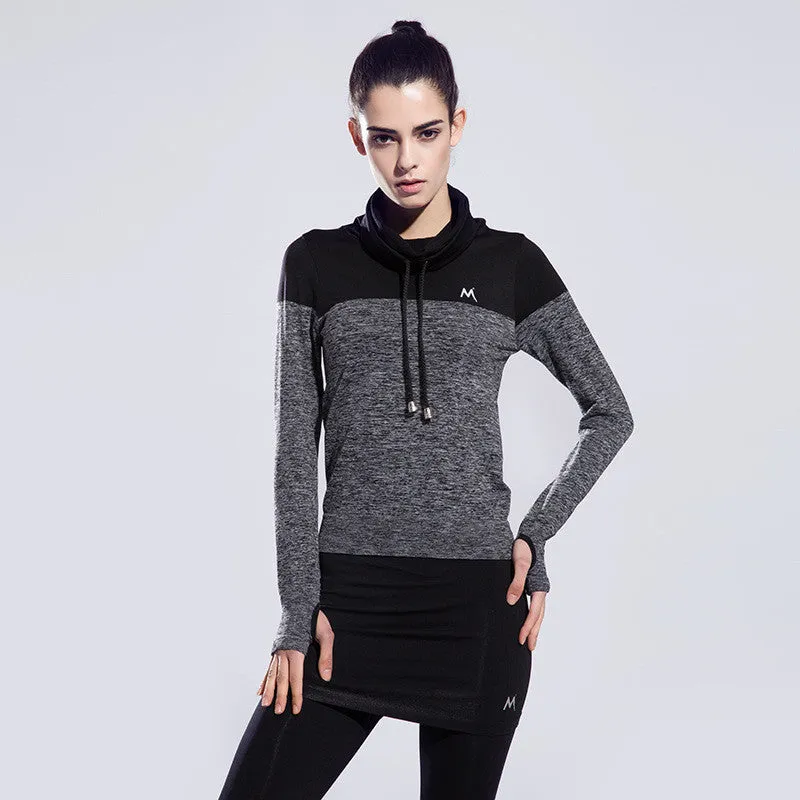 Spring Autumn Women Skateboard Hoodies Sweatshirt Outdoor Sport Tracksuits Full Sleeve Running Pullover Sweatshirt High-Q