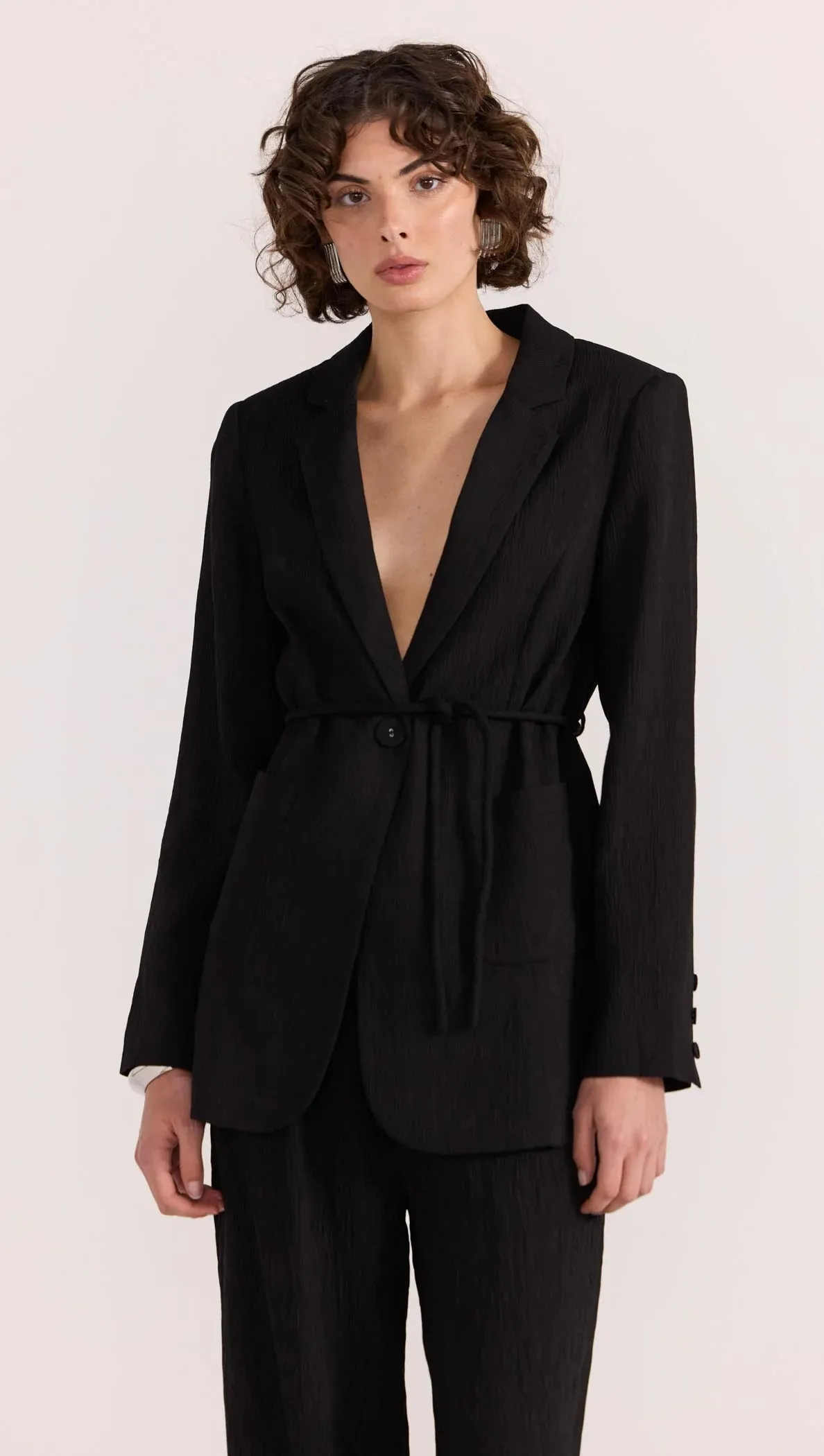 Staple the Label | Emory Tie Waist Blazer
