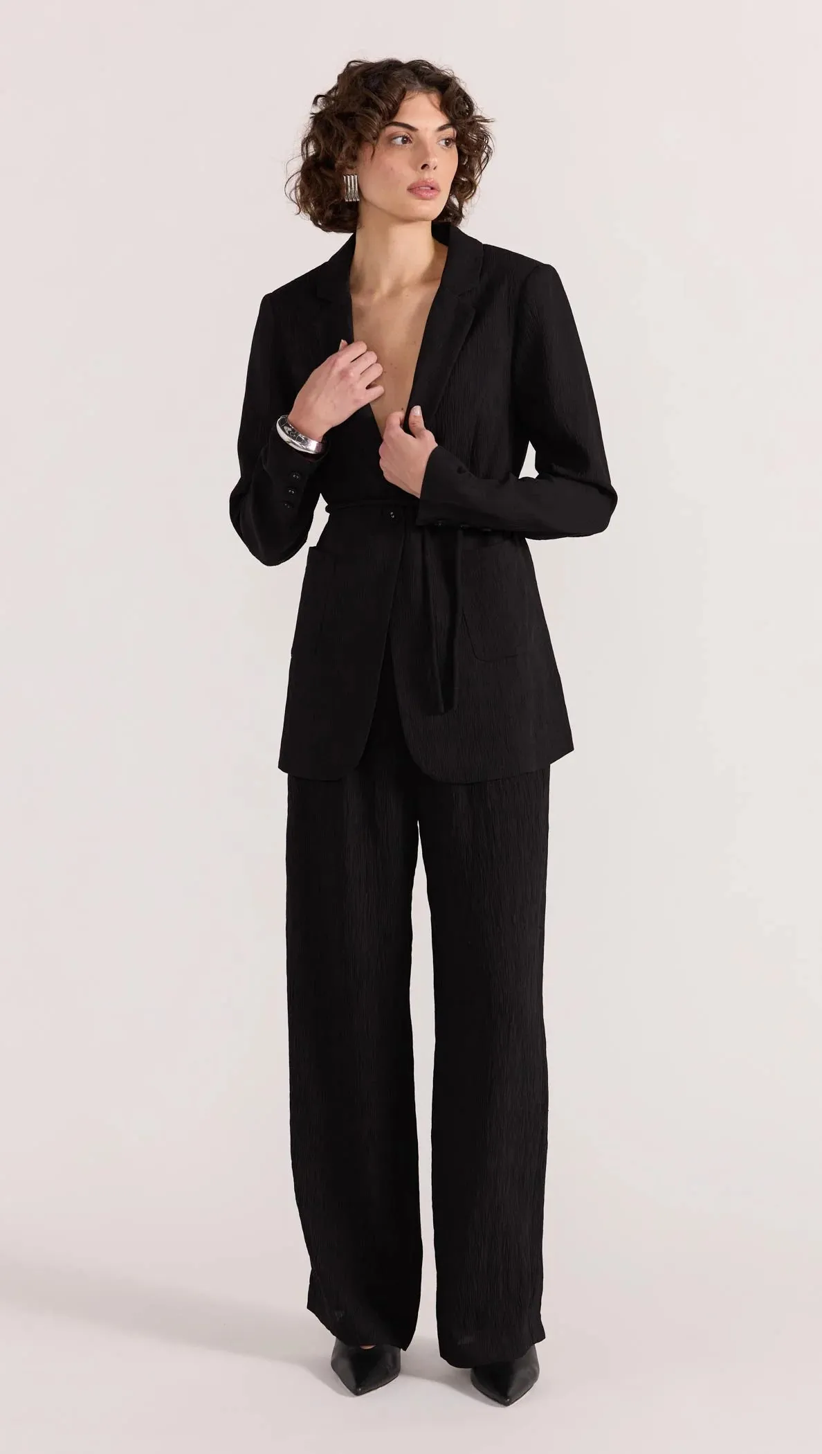 Staple the Label | Emory Tie Waist Blazer