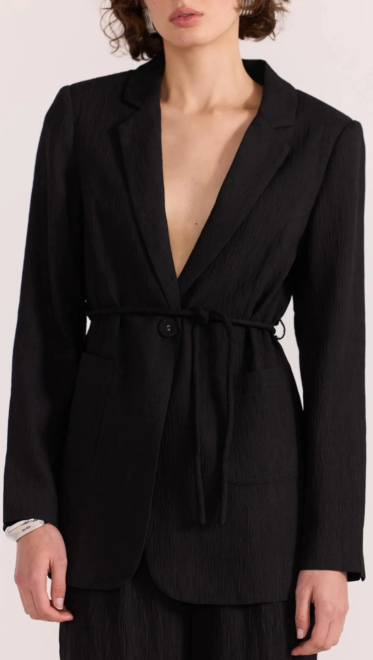Staple the Label | Emory Tie Waist Blazer