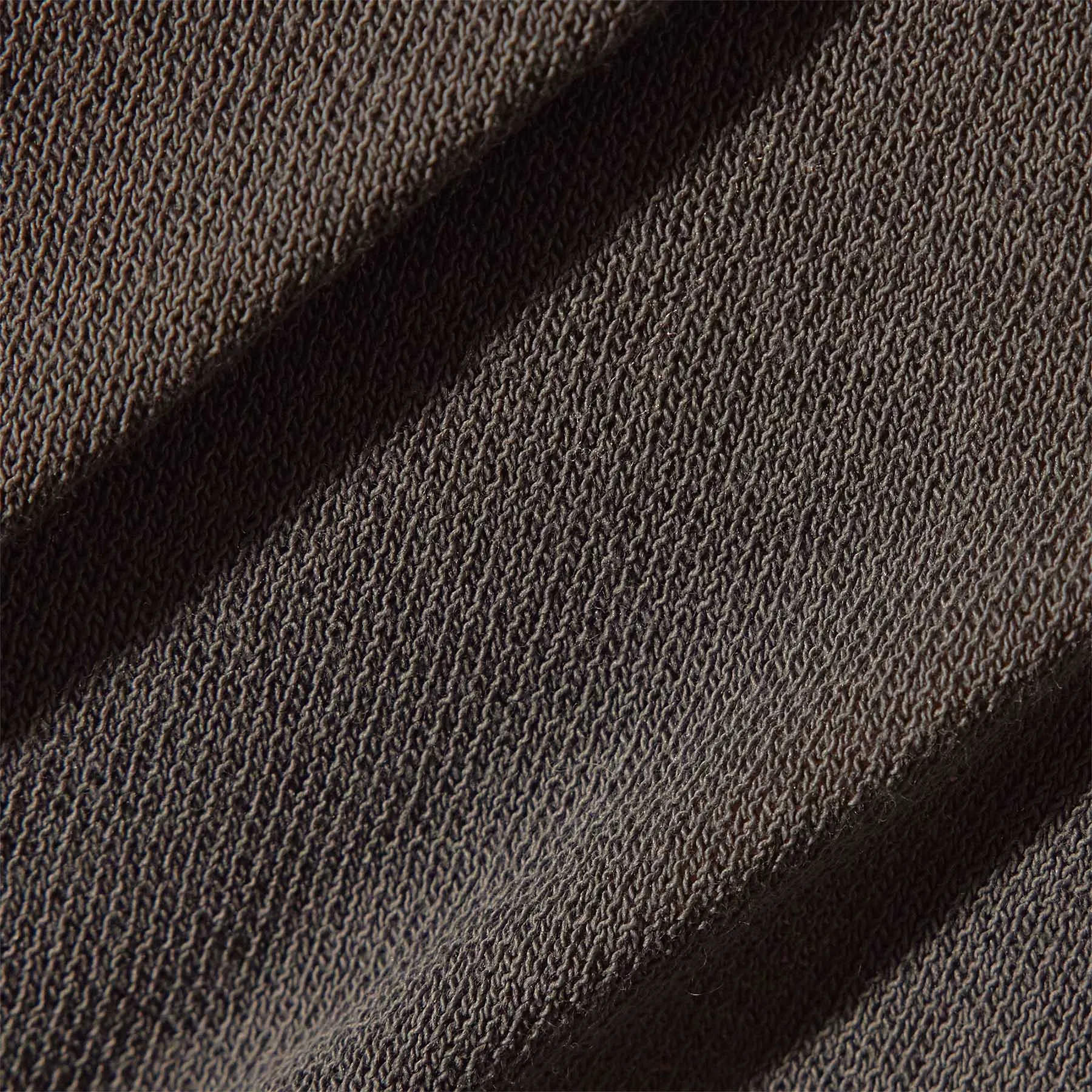 Stretch Cotton Crew Sweater - Flint