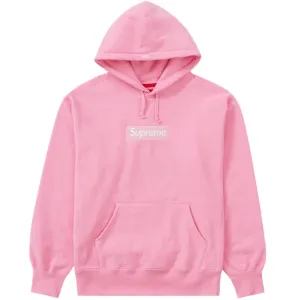 Supreme Box Logo Hooded Sweatshirt (FW21) Pink