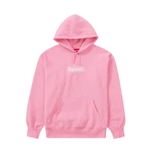 Supreme Box Logo Hooded Sweatshirt 'Pink'