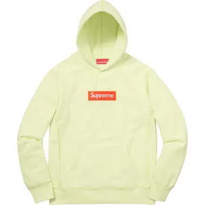 SUPREME BOX LOGO HOODIE (FW17) PALE LIME