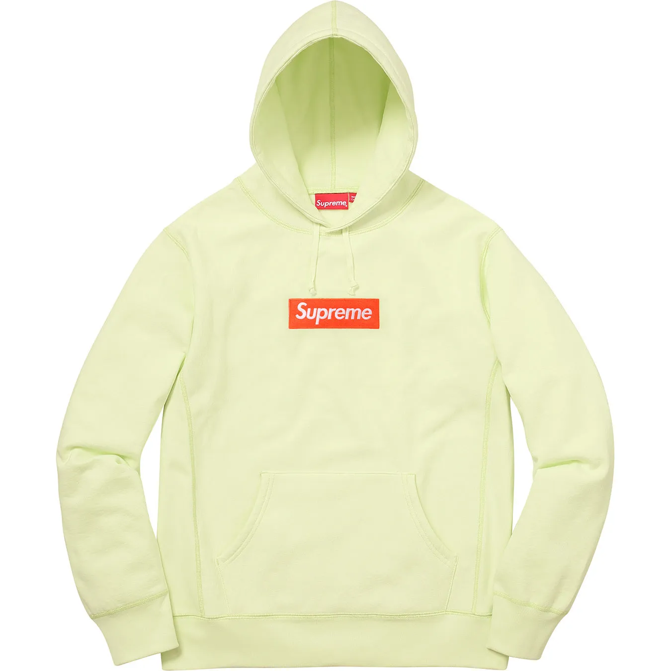 SUPREME BOX LOGO HOODIE (FW17) PALE LIME