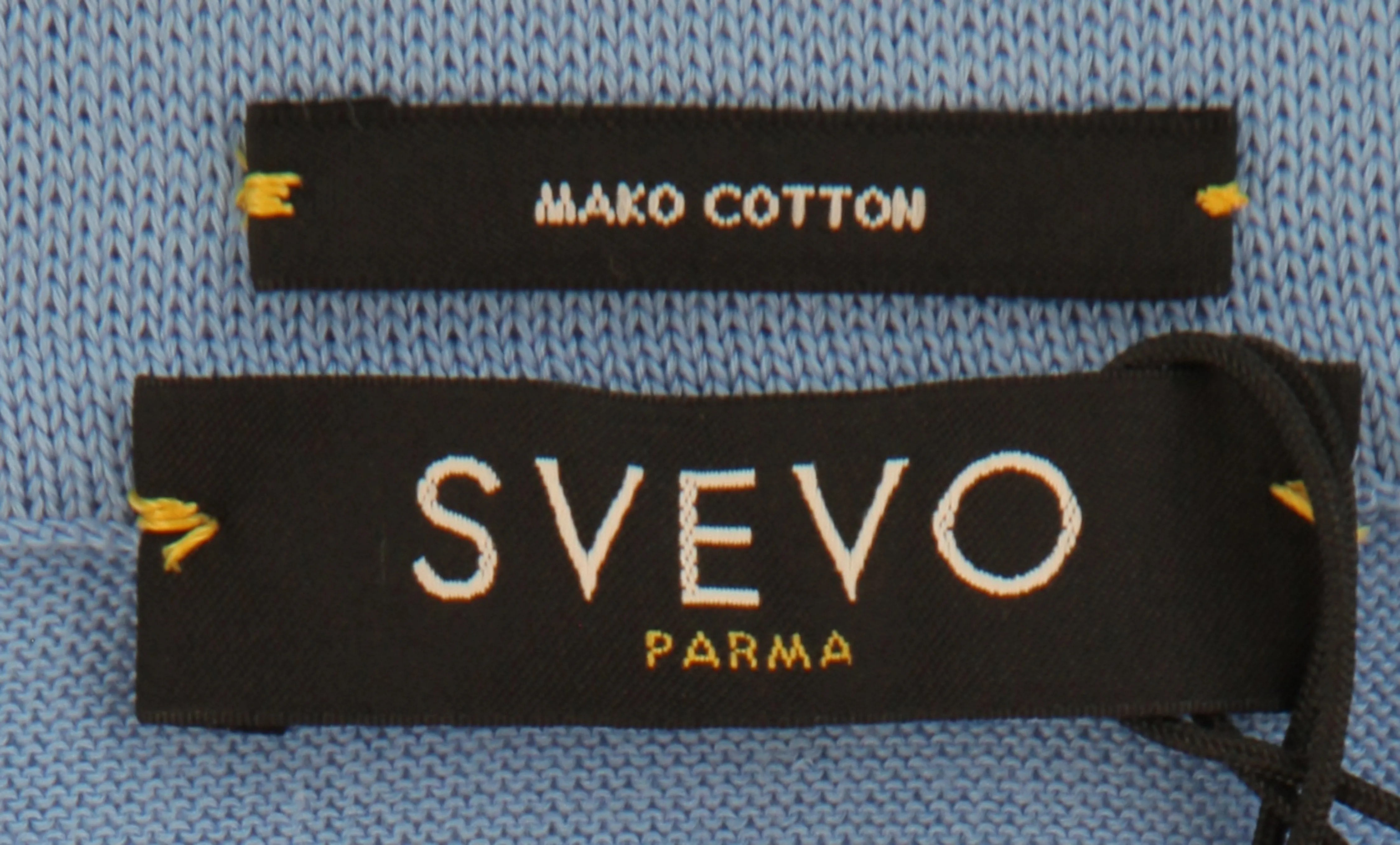 Svevo Parma Blue 1/4 Zip Polo Sweater