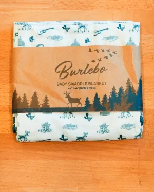 Swaddle Blanket Lone Star Burlebo