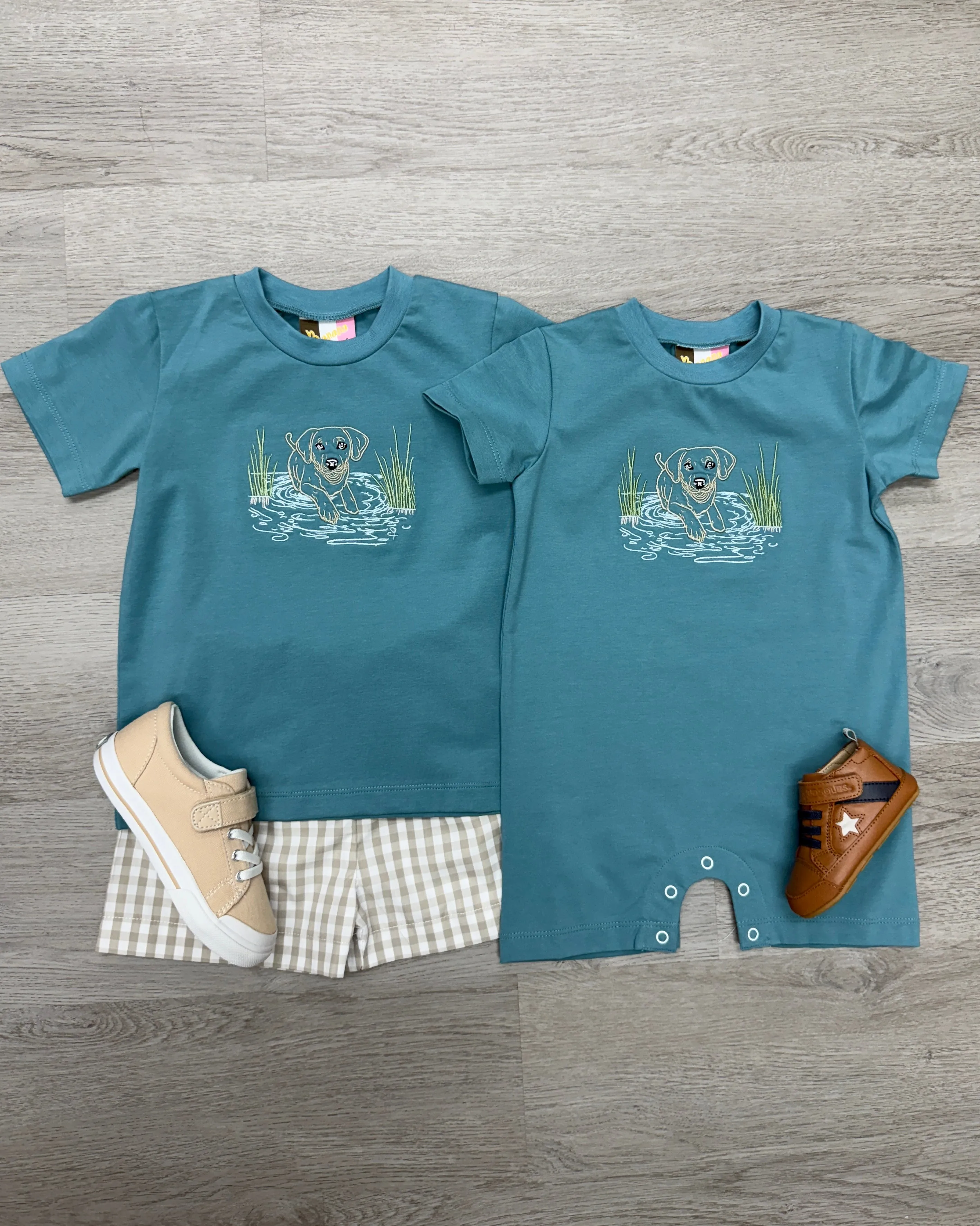 Swimming Pups Boys Short Set