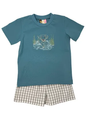 Swimming Pups Boys Short Set
