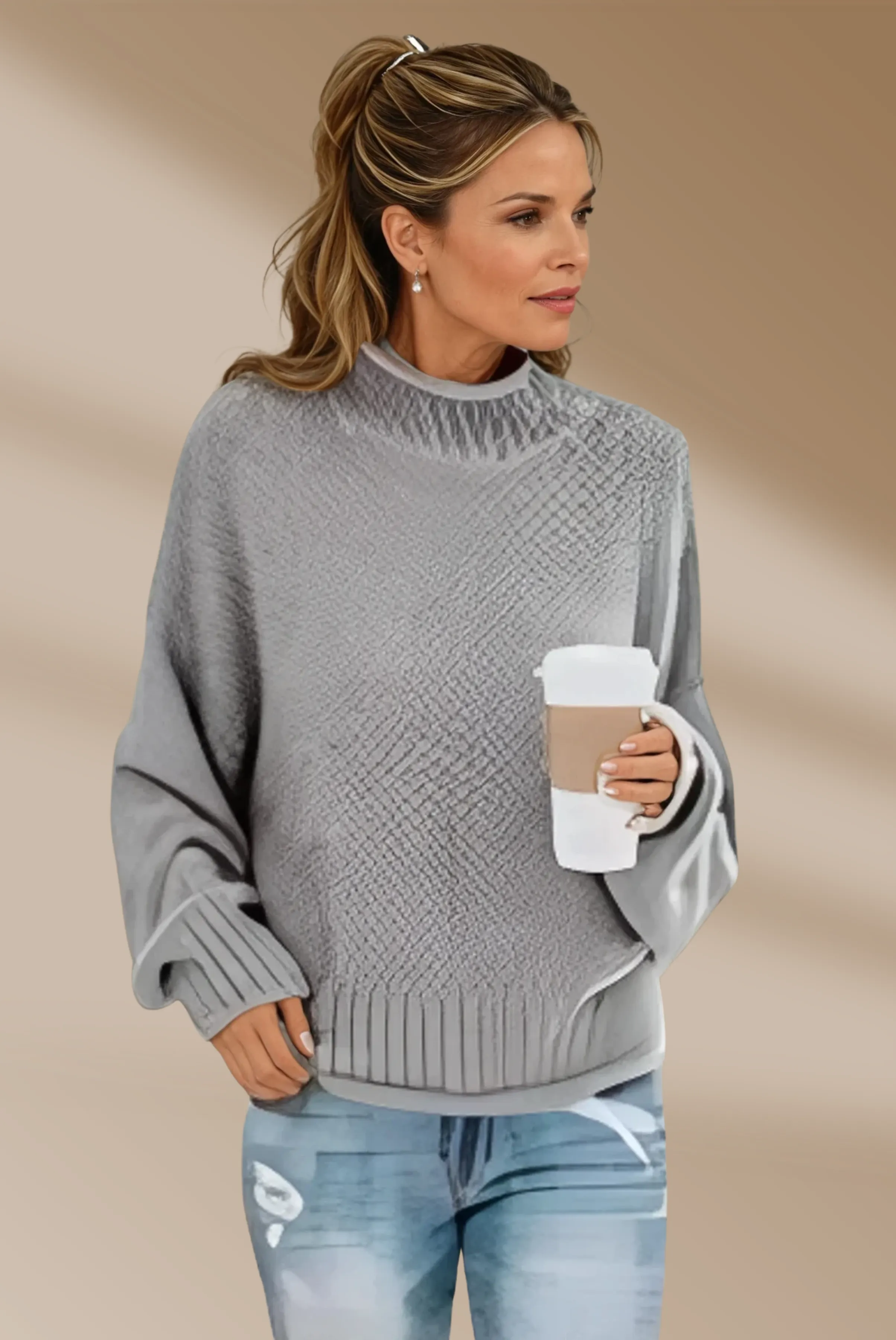 Sylvia - Classic Knit Jumper for Woman