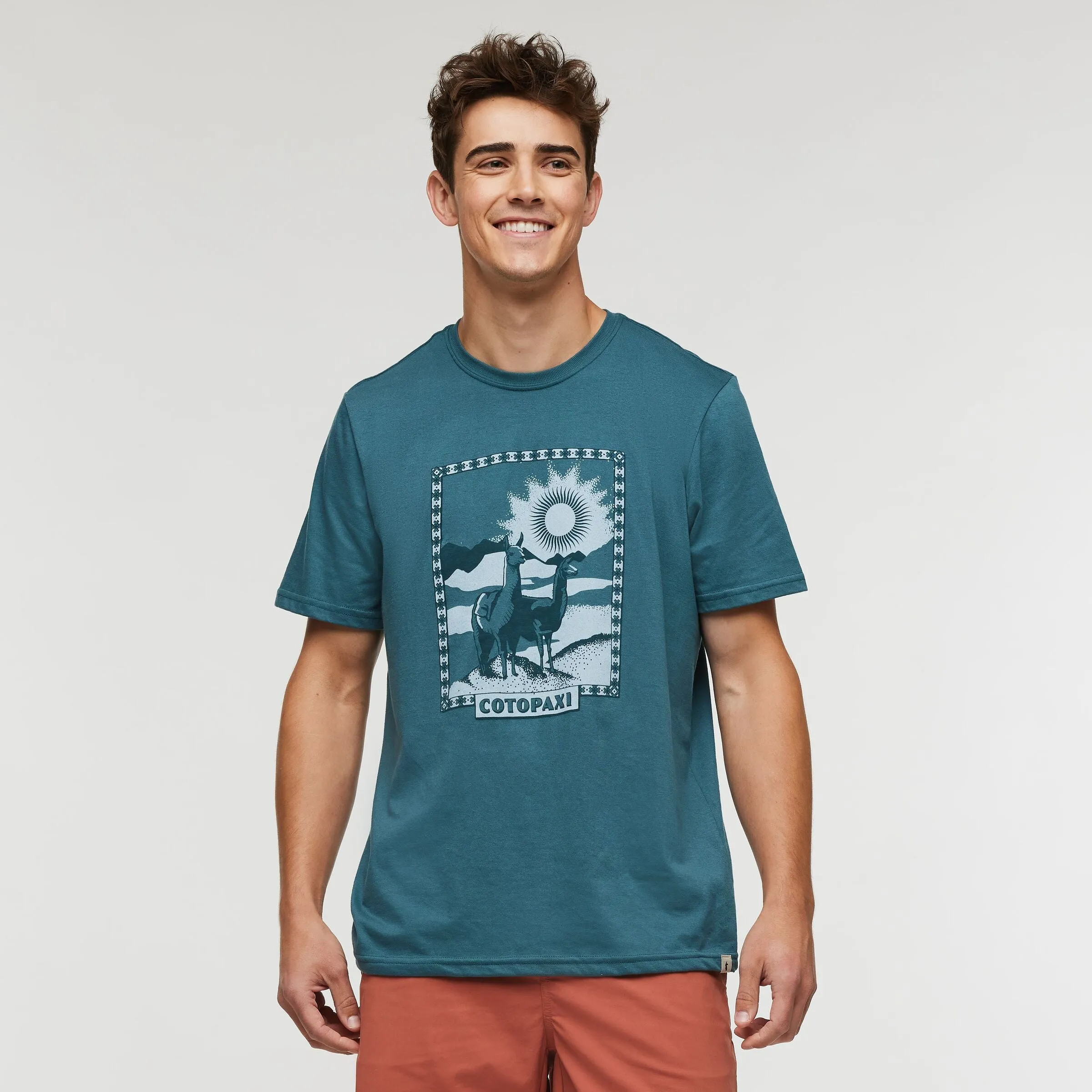 T-Shirt Llama Greetings Organic