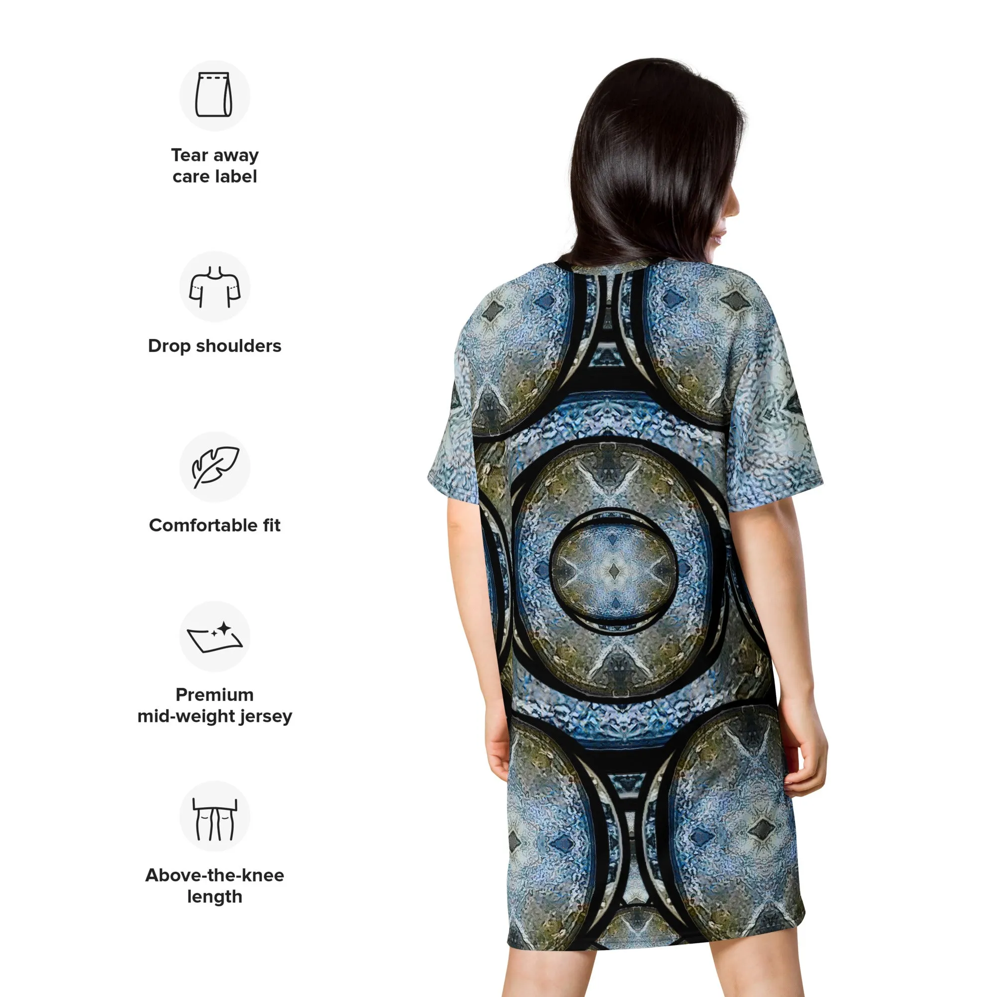 T-Shirt Tunic (Muliebris/Virilis)(Opal Skies Cantus Primus "Lūminōsitās") RJSTHs2024 RJS