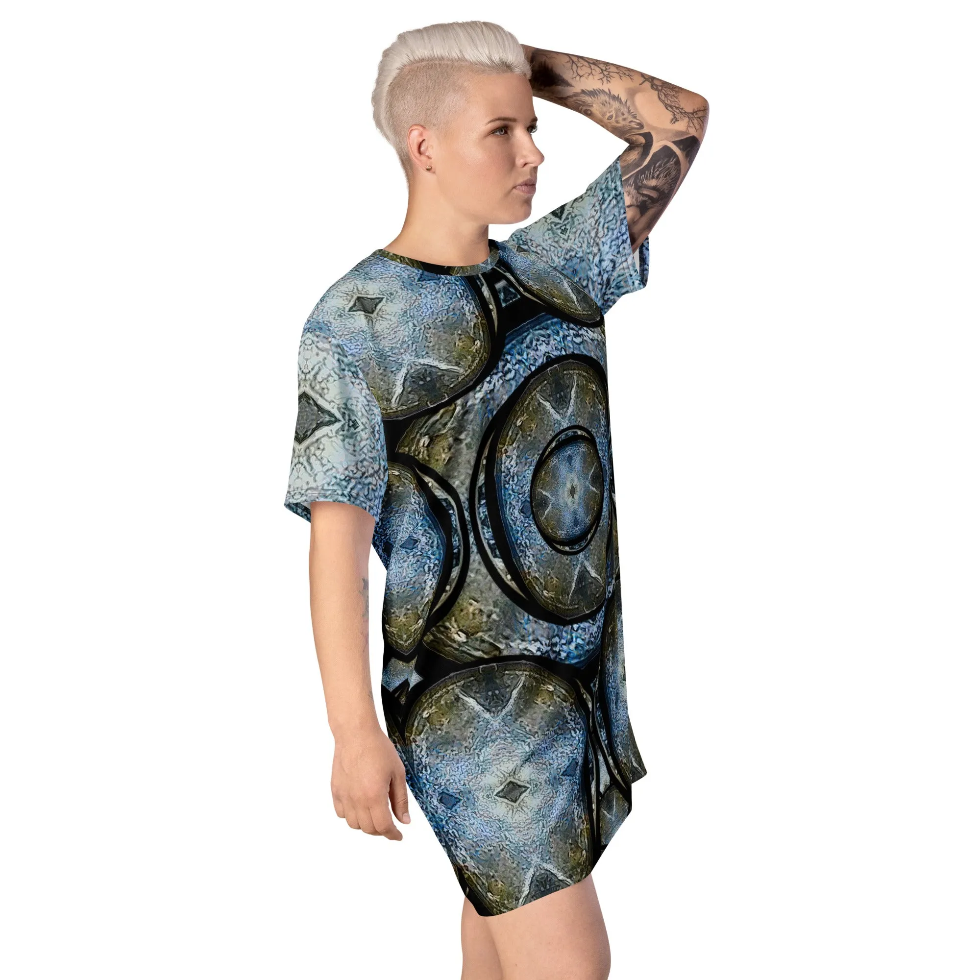 T-Shirt Tunic (Muliebris/Virilis)(Opal Skies Cantus Primus "Lūminōsitās") RJSTHs2024 RJS