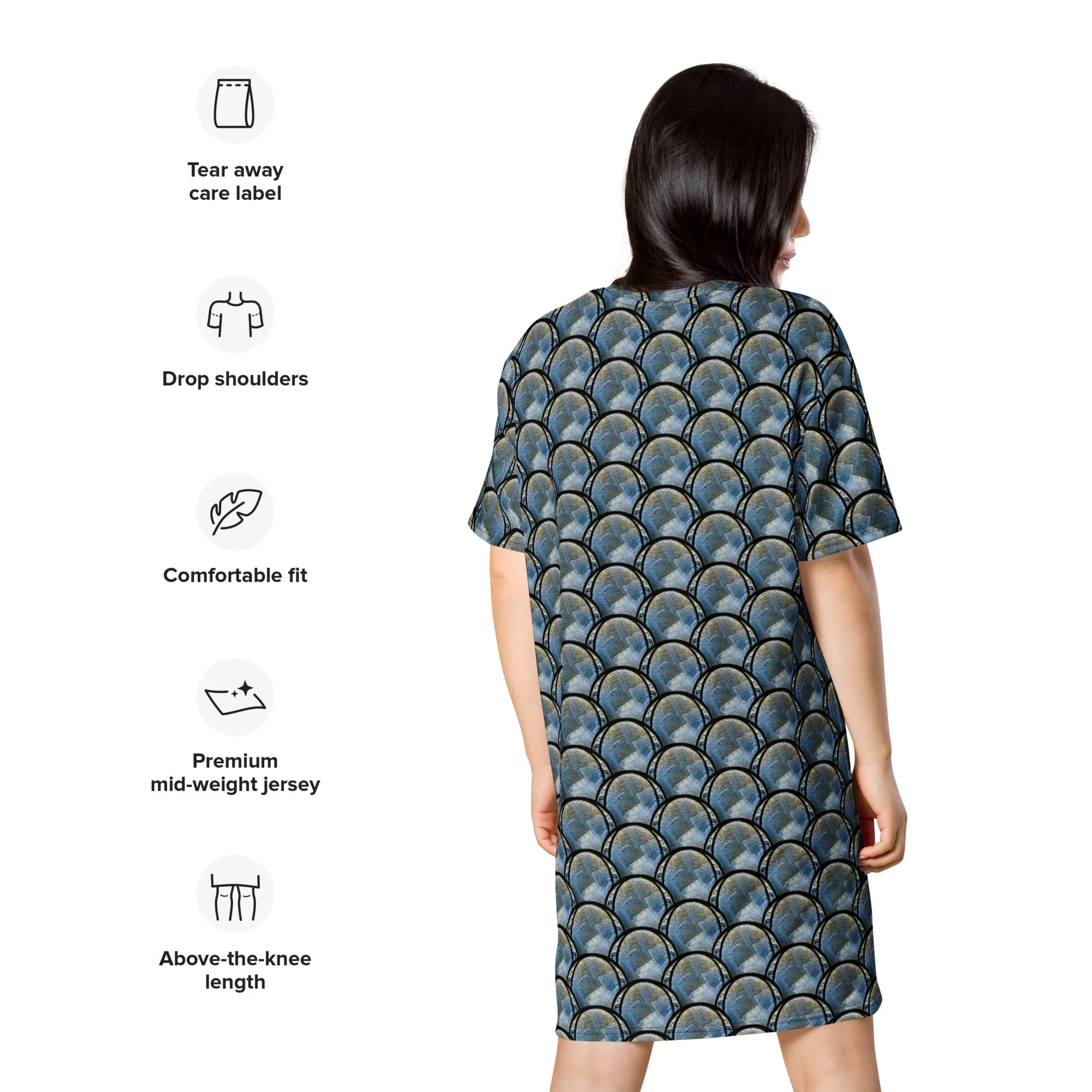 T-Shirt Tunic (Muliebris/Virilis)(Opal Skies Cantus Primus "Lūminōsitās") RJSTHs2024 RJS
