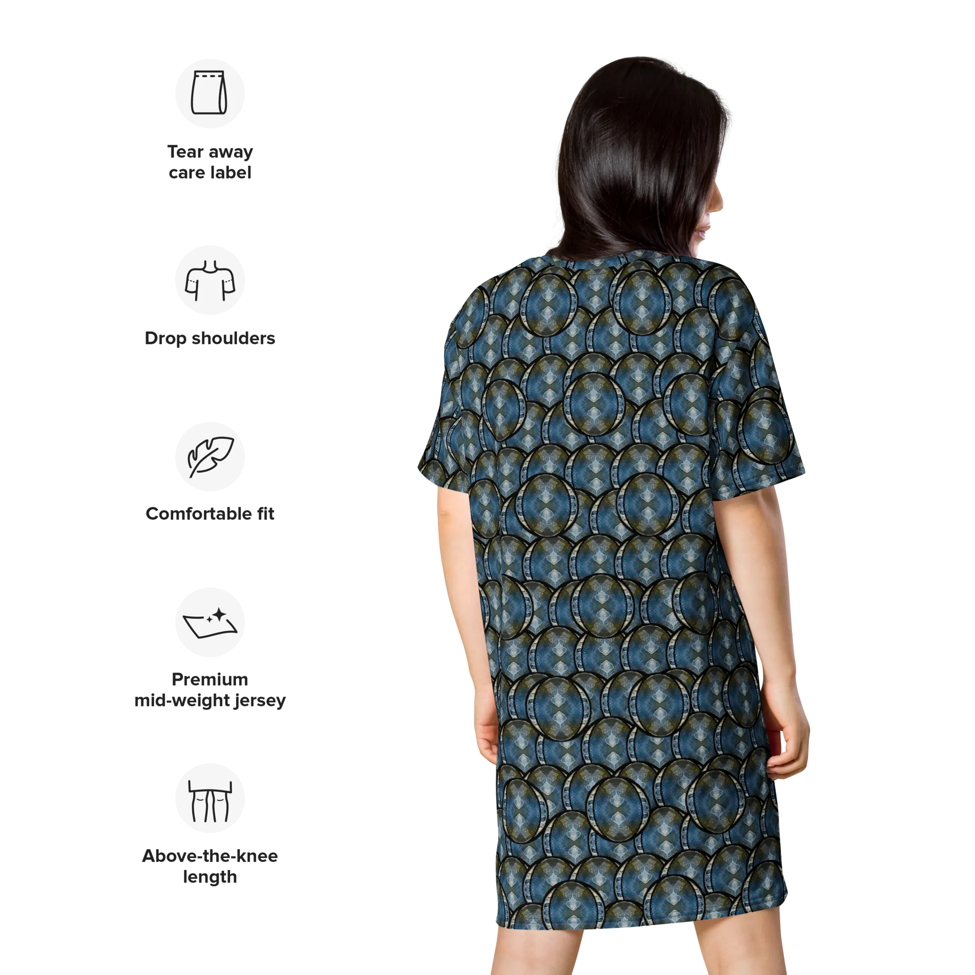 T-Shirt Tunic (Muliebris/Virilis)(Opal Skies Cantus Primus "Lūminōsitās") RJSTHW2024 RJS